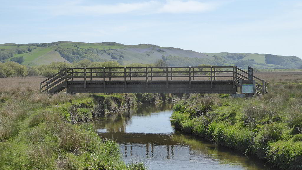 Bridge over the river, Cors Coron